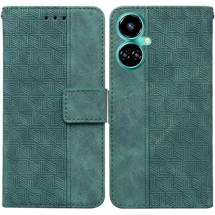For Tecno Camon 19 Pro 5G Geometric Embossed Leather Phone Case