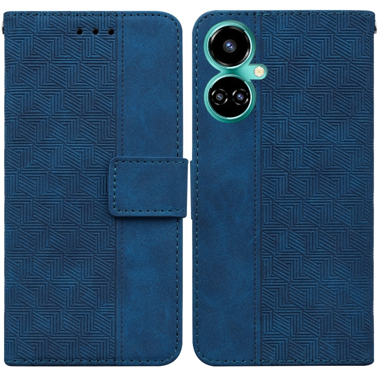 For Tecno Camon 19 Pro 5G Geometric Embossed Leather Phone Case