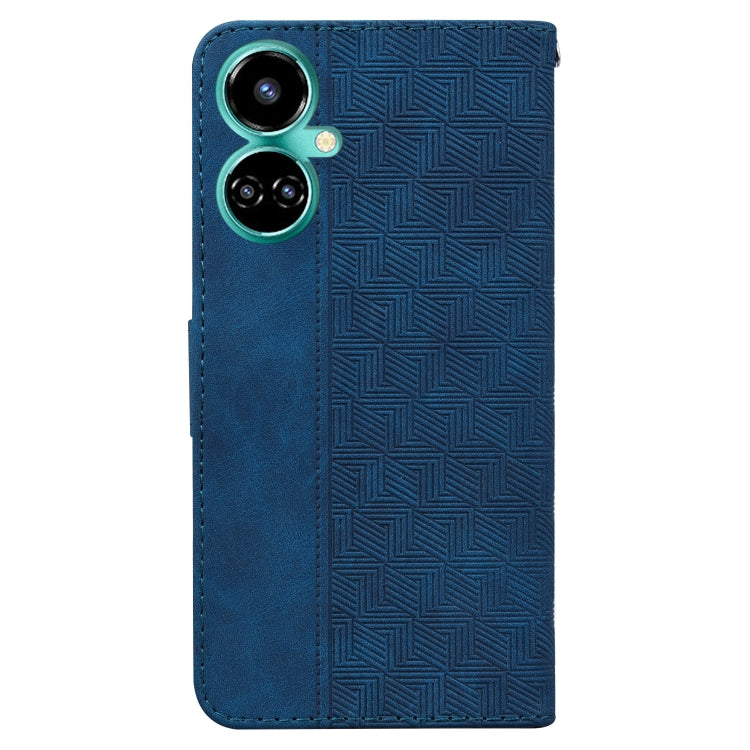 For Tecno Camon 19 Pro 5G Geometric Embossed Leather Phone Case