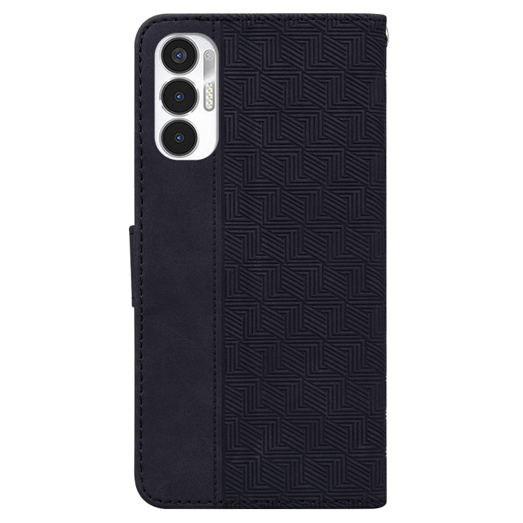 For Tecno Pova 3 LE7 Geometric Embossed Leather Phone Case