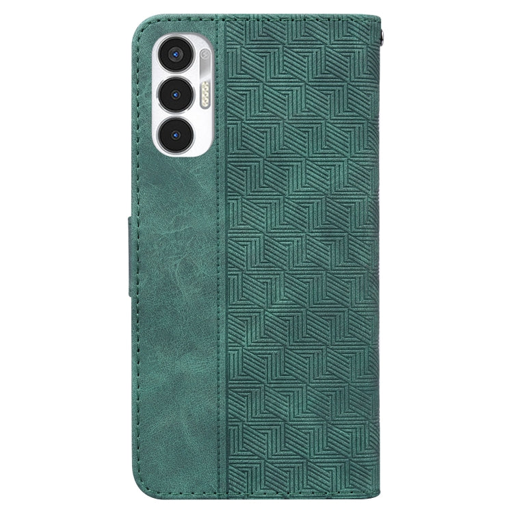 For Tecno Pova 3 LE7 Geometric Embossed Leather Phone Case