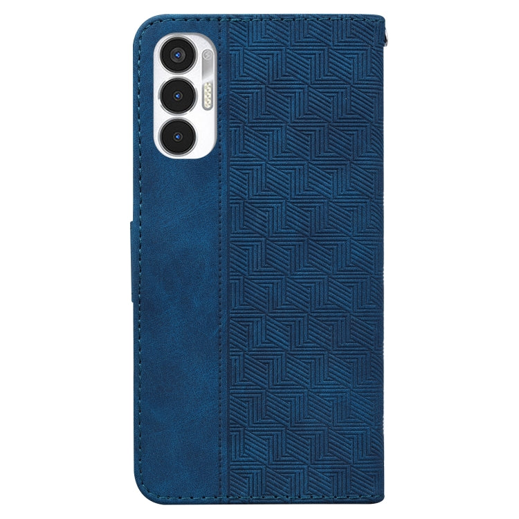 For Tecno Pova 3 LE7 Geometric Embossed Leather Phone Case