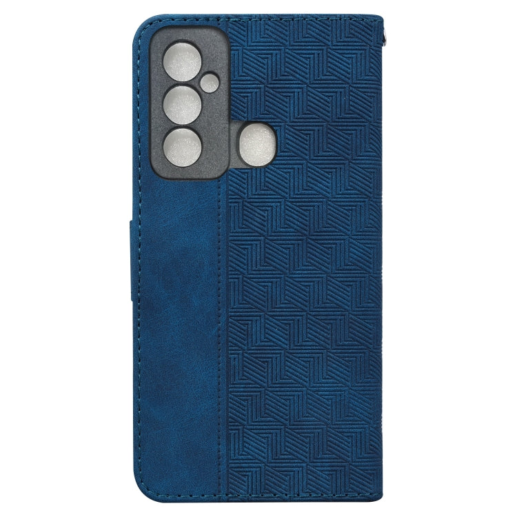 For Tecno Spark 6 GO Geometric Embossed Leather Phone Case
