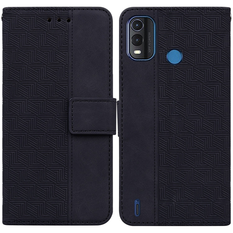 For Nokia G11 Plus Geometric Embossed Leather Phone Case