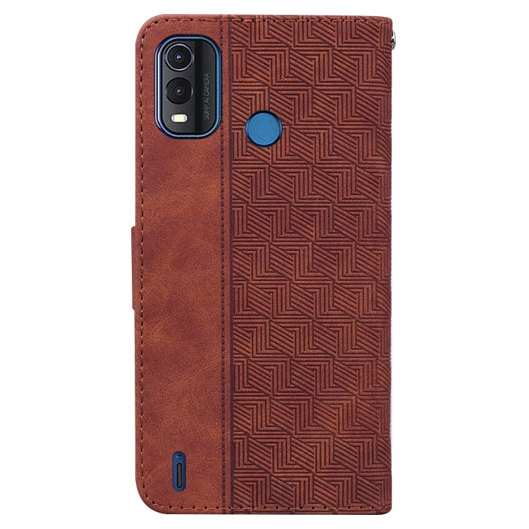 For Nokia G11 Plus Geometric Embossed Leather Phone Case