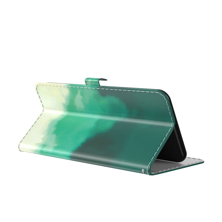 For Tecno Camon 19 Watercolor Pattern Horizontal Flip Leather Phone Case