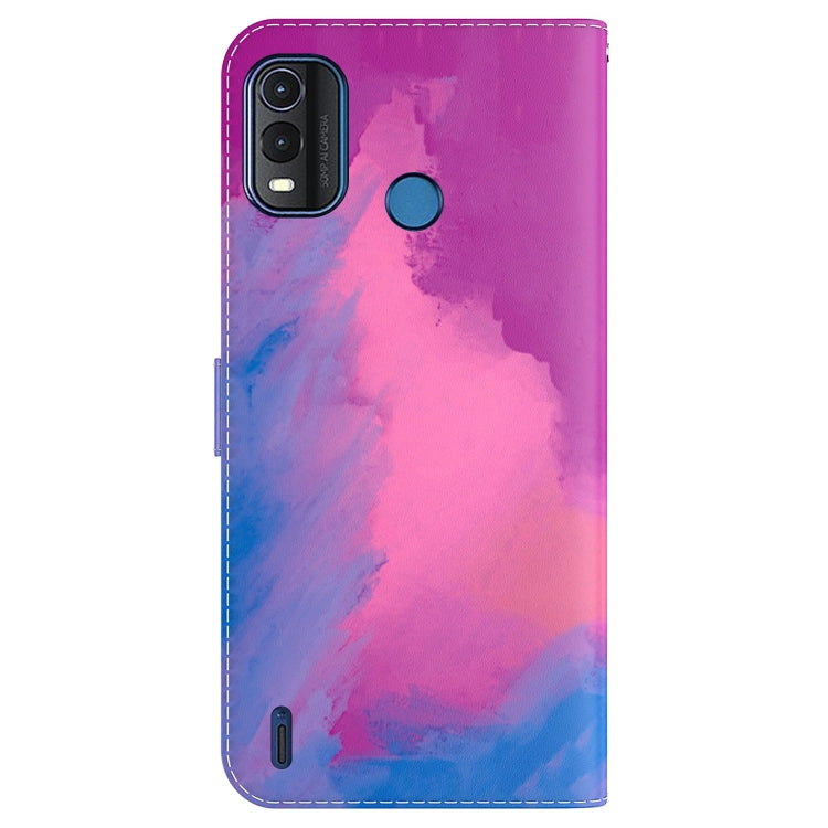 For Nokia G11 Plus Watercolor Pattern Horizontal Flip Leather Phone Case