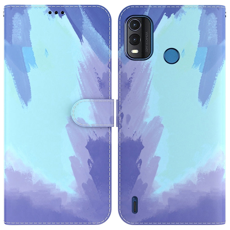 For Nokia G11 Plus Watercolor Pattern Horizontal Flip Leather Phone Case