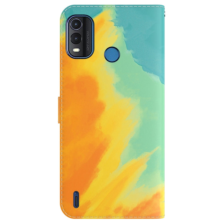 For Nokia G11 Plus Watercolor Pattern Horizontal Flip Leather Phone Case