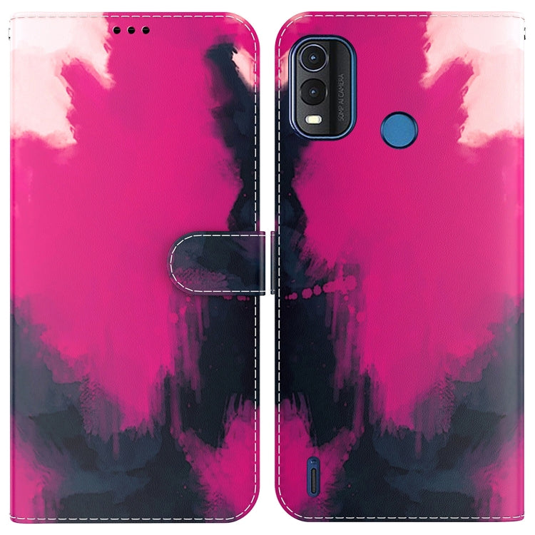 For Nokia G11 Plus Watercolor Pattern Horizontal Flip Leather Phone Case
