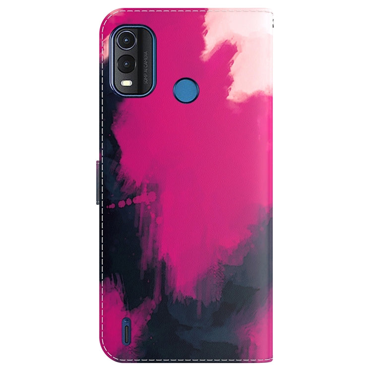 For Nokia G11 Plus Watercolor Pattern Horizontal Flip Leather Phone Case