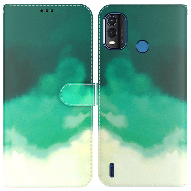 For Nokia G11 Plus Watercolor Pattern Horizontal Flip Leather Phone Case