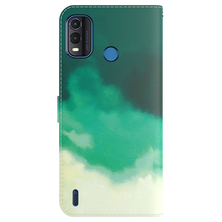 For Nokia G11 Plus Watercolor Pattern Horizontal Flip Leather Phone Case
