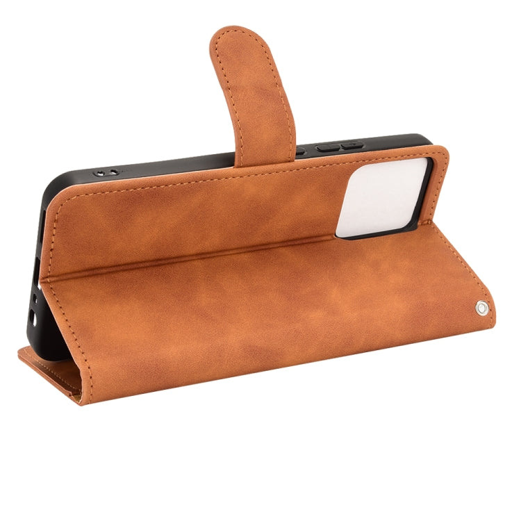 For Realme C30 4G Skin Feel Magnetic Flip Leather Phone Case