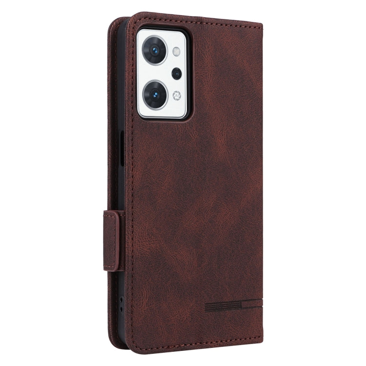 For OPPO Reno7 A JPN Magnetic Clasp Flip Leather Phone Case