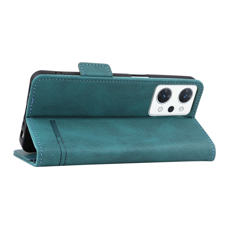 For OPPO Reno7 A JPN Magnetic Clasp Flip Leather Phone Case
