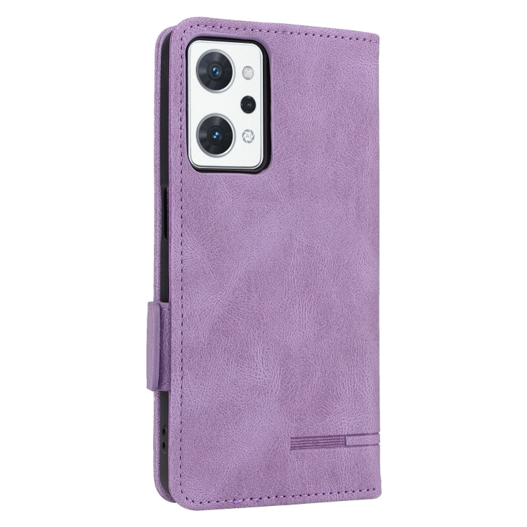 For OPPO Reno7 A JPN Magnetic Clasp Flip Leather Phone Case
