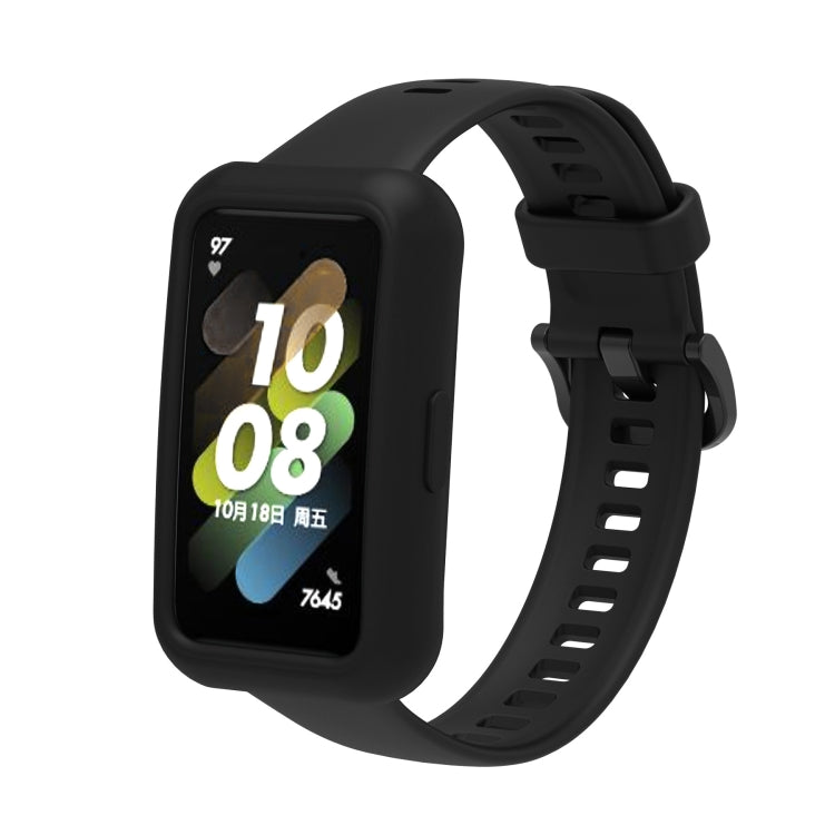 For Huawei Band 7 Silicone Adjustable Elastic Watch Band