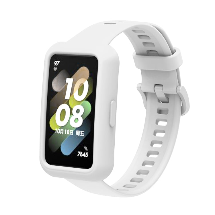 For Huawei Band 7 Silicone Adjustable Elastic Watch Band