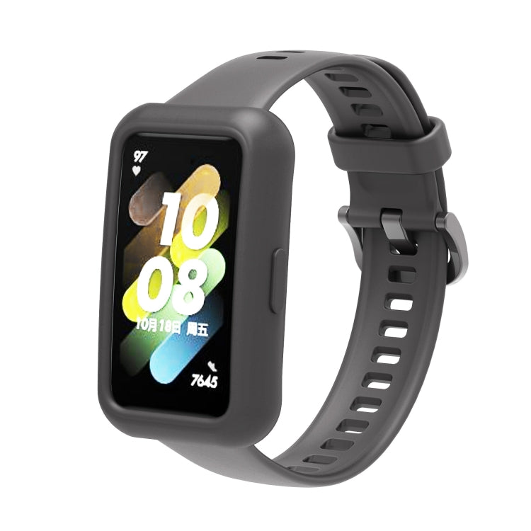 For Huawei Band 7 Silicone Adjustable Elastic Watch Band