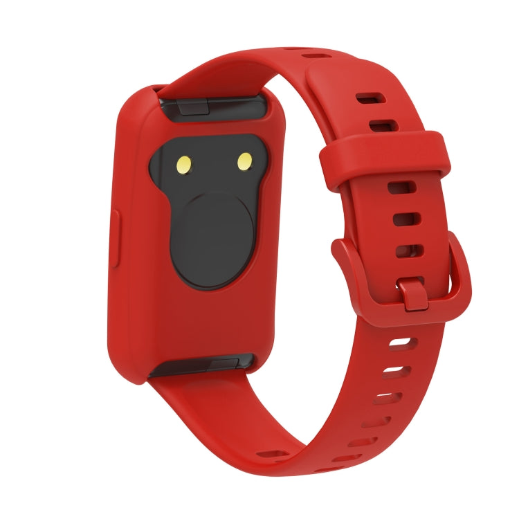 For Huawei Band 7 Silicone Adjustable Elastic Watch Band