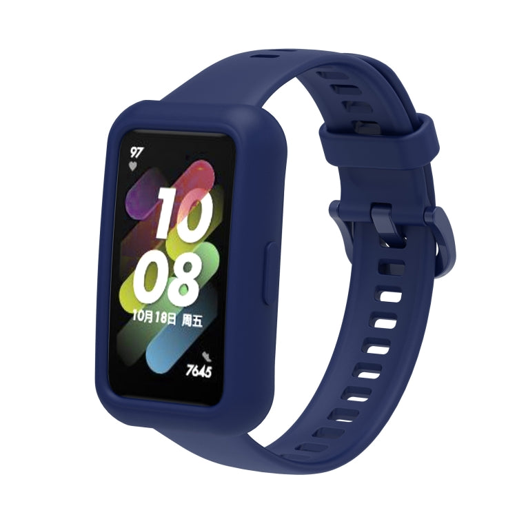 For Huawei Band 7 Silicone Adjustable Elastic Watch Band