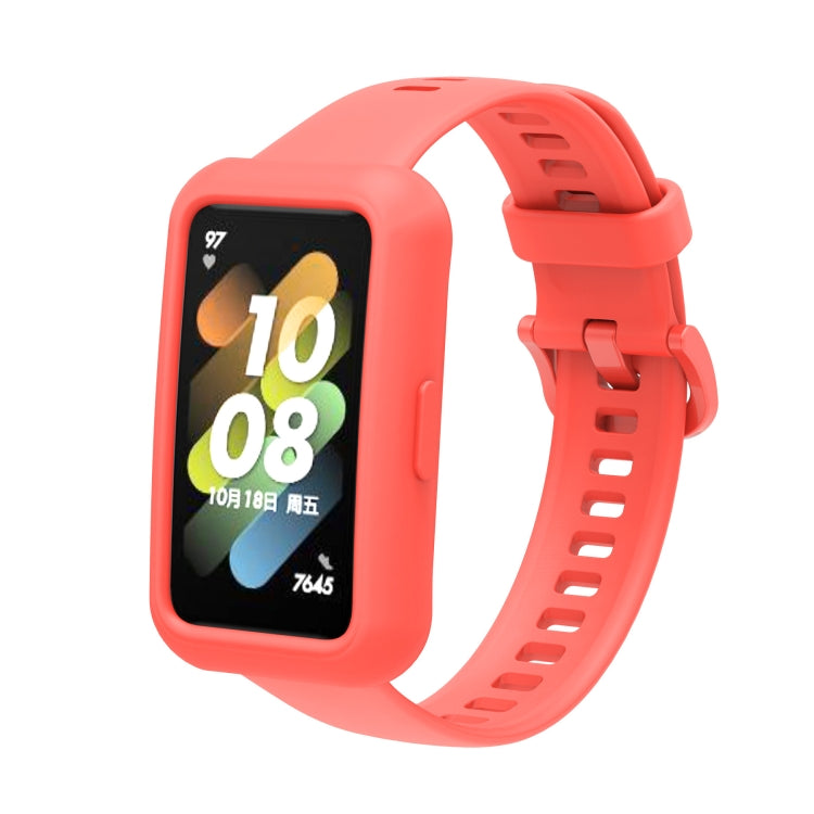 For Huawei Band 7 Silicone Adjustable Elastic Watch Band