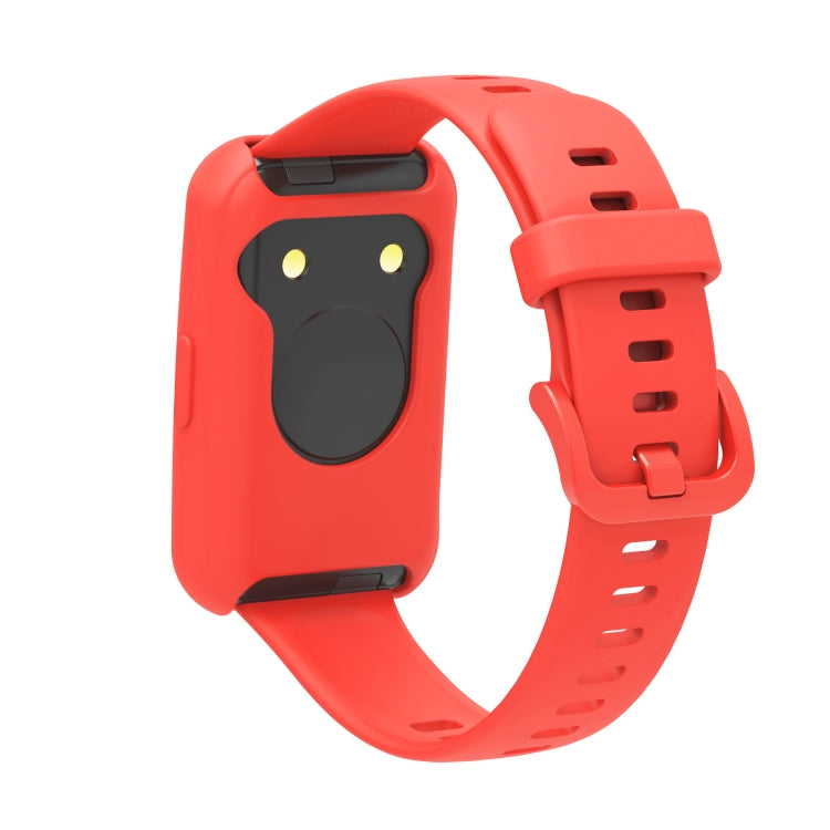 For Huawei Band 7 Silicone Adjustable Elastic Watch Band