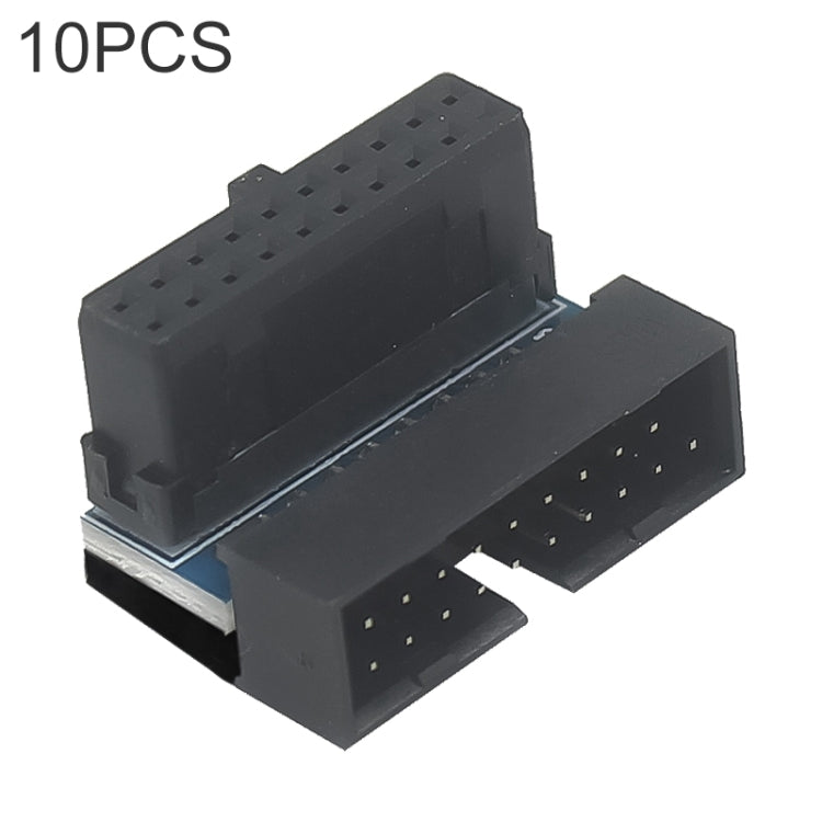 10 PCS 3.0 19P 20P Motherboard Male To Female Extension Adapter, Model: PH19A