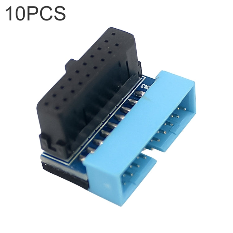 10 PCS 3.0 19P 20P Motherboard Male To Female Extension Adapter, Model: PH19A