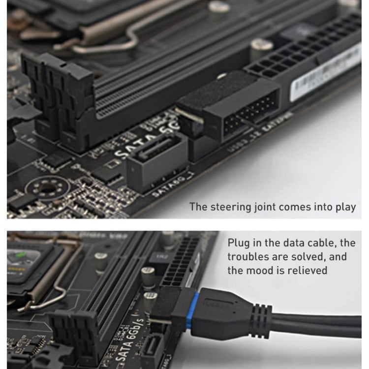 10 PCS 3.0 19P 20P Motherboard Male To Female Extension Adapter, Model: PH19A