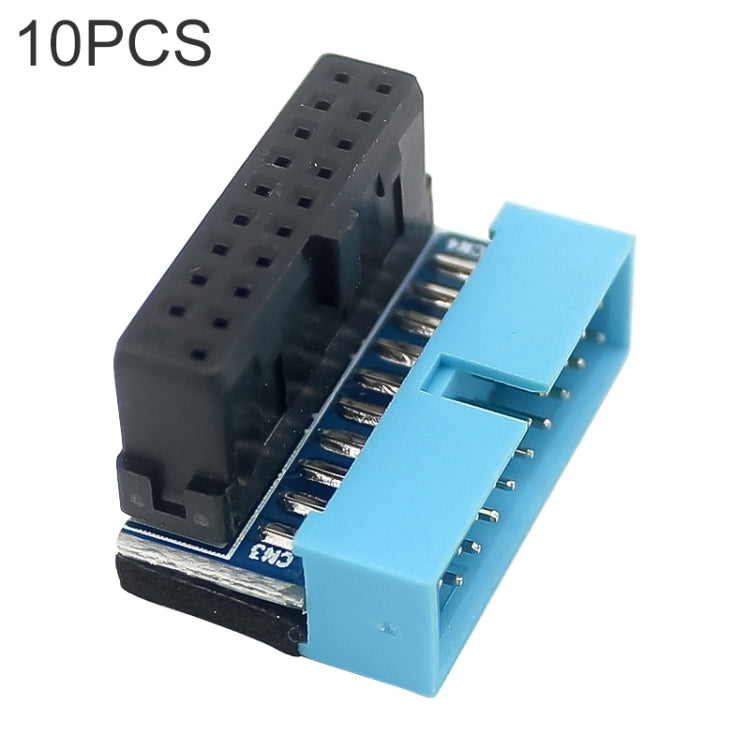 10 PCS 3.0 19P 20P Motherboard Male To Female Extension Adapter, Model: PH19B
