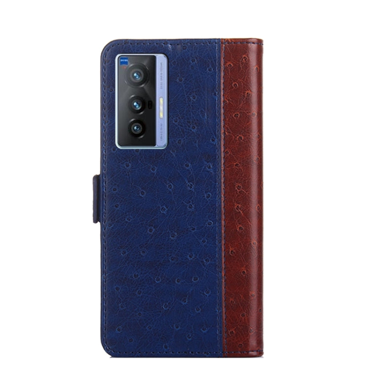 For vivo X70 Ostrich Texture Flip Leather Phone Case