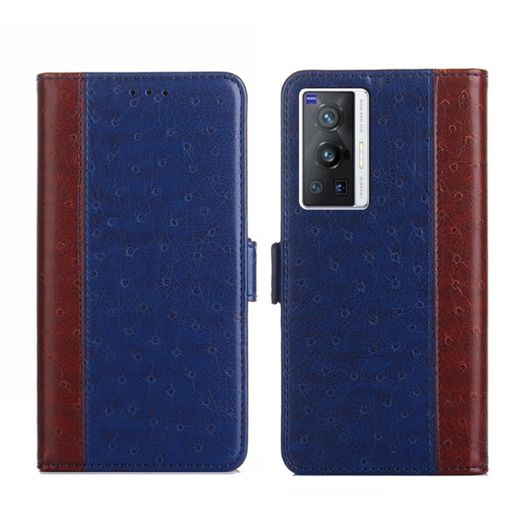 For vivo X70 Pro Ostrich Texture Flip Leather Phone Case