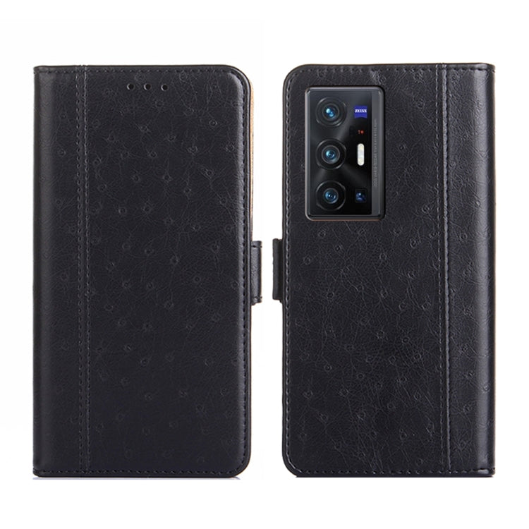 For vivo X70 Pro+ Ostrich Texture Flip Leather Phone Case