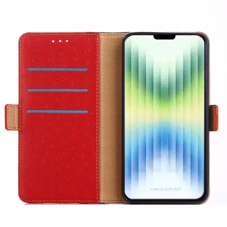 For vivo X70 Pro+ Ostrich Texture Flip Leather Phone Case