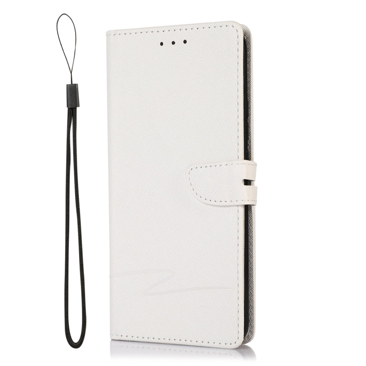 For Huawei Mate 20 lite Cross Texture Horizontal Flip Leather Phone Case
