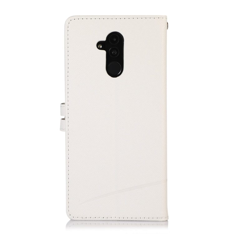 For Huawei Mate 20 lite Cross Texture Horizontal Flip Leather Phone Case