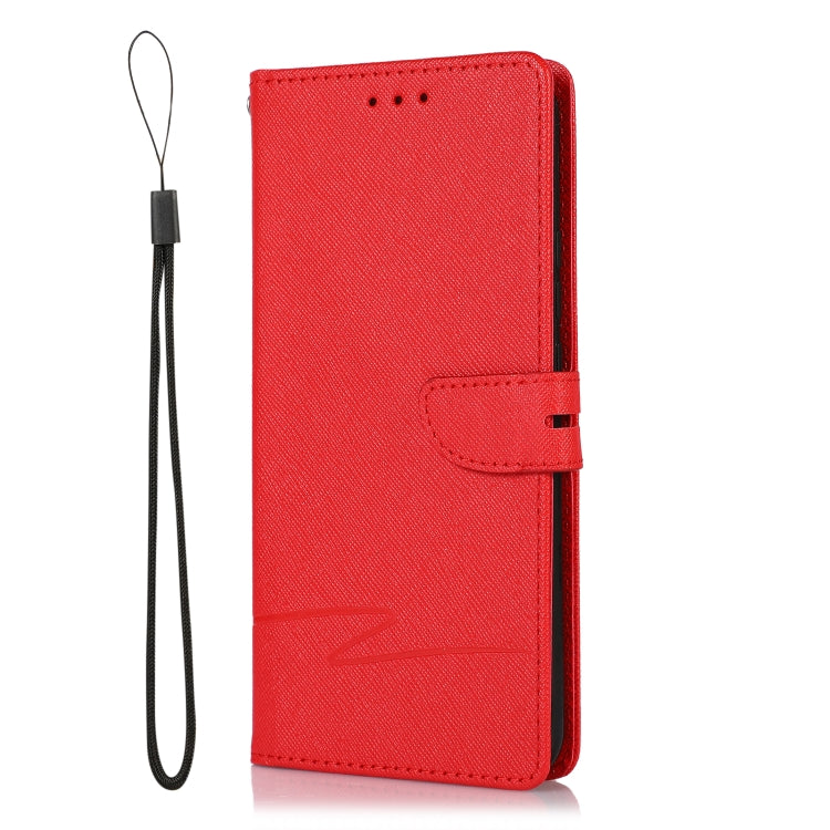 For Huawei Mate 20 lite Cross Texture Horizontal Flip Leather Phone Case