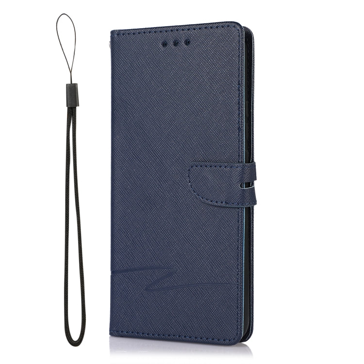 For Huawei Mate 20 lite Cross Texture Horizontal Flip Leather Phone Case