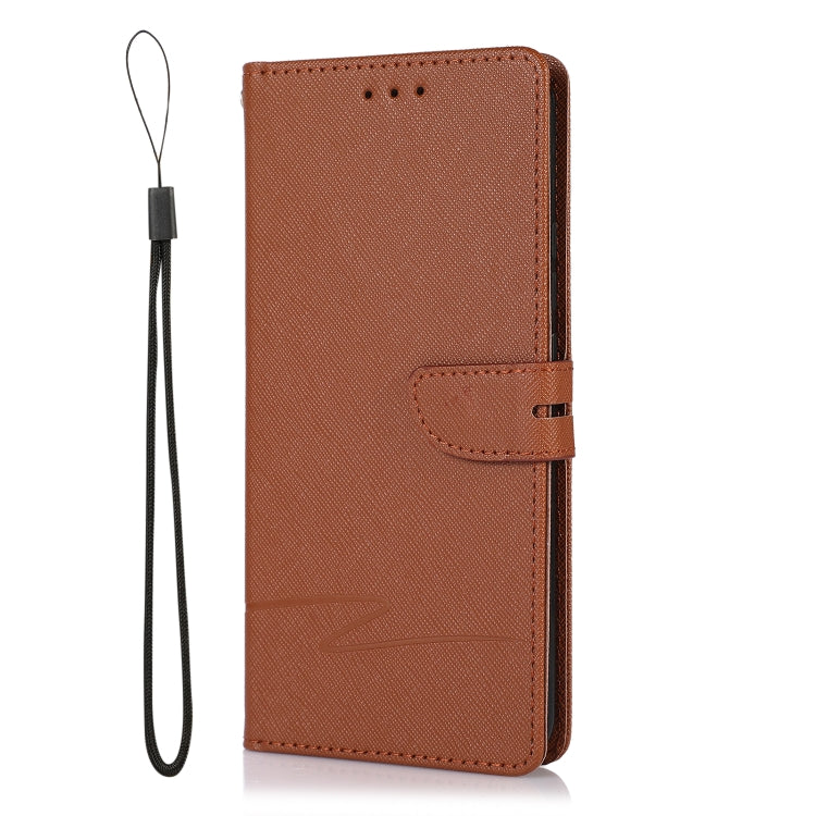 For Huawei Mate 20 lite Cross Texture Horizontal Flip Leather Phone Case