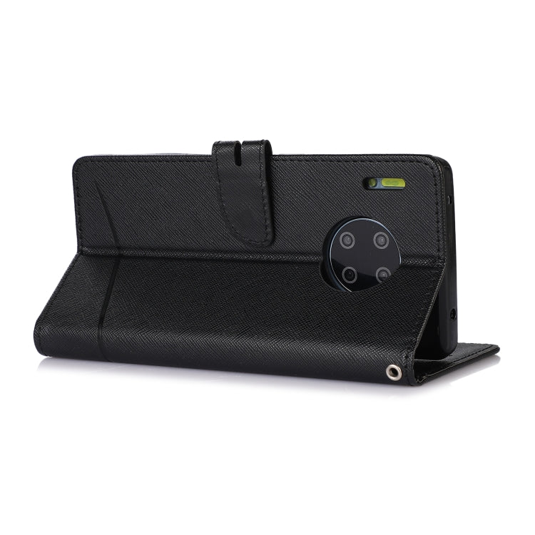 For Huawei Mate 30 Pro Cross Texture Horizontal Flip Leather Phone Case