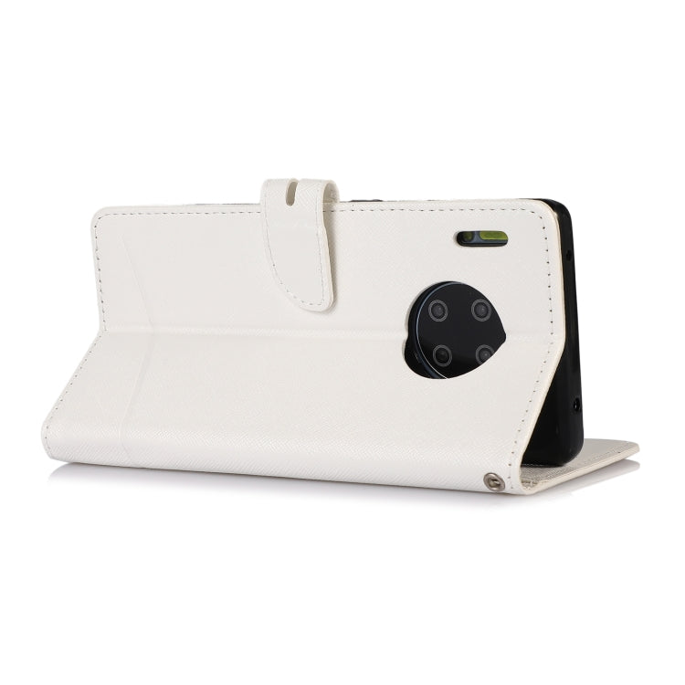 For Huawei Mate 30 Pro Cross Texture Horizontal Flip Leather Phone Case