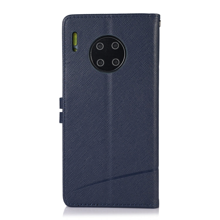 For Huawei Mate 30 Pro Cross Texture Horizontal Flip Leather Phone Case