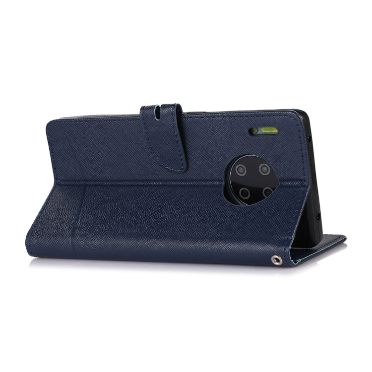 For Huawei Mate 30 Pro Cross Texture Horizontal Flip Leather Phone Case