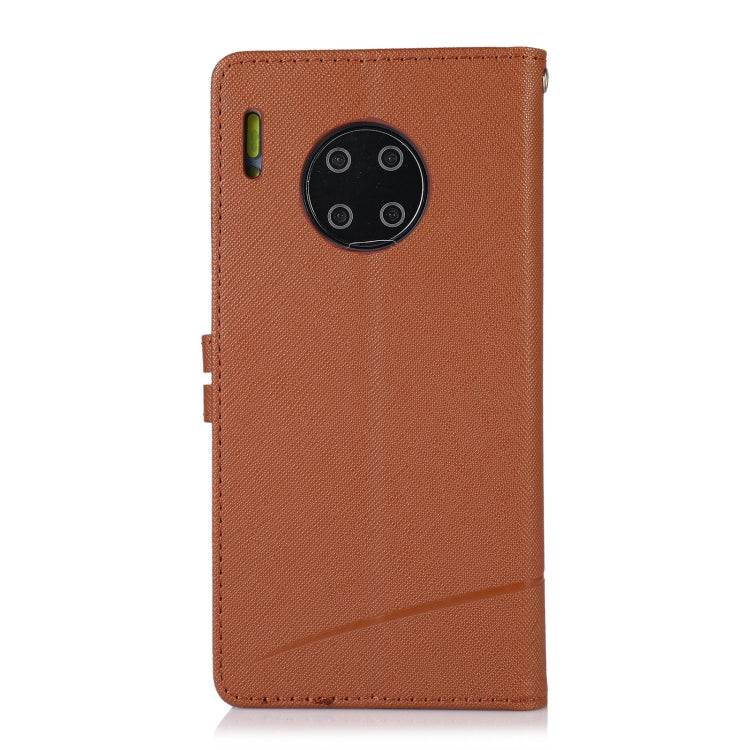 For Huawei Mate 30 Pro Cross Texture Horizontal Flip Leather Phone Case