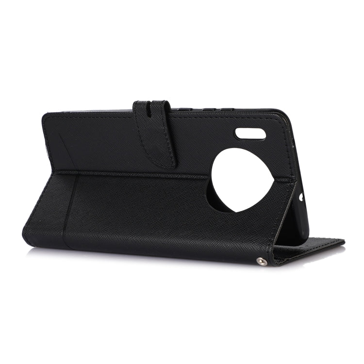 For Huawei Mate 30 Cross Texture Horizontal Flip Leather Phone Case