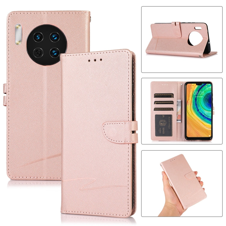 For Huawei Mate 30 Cross Texture Horizontal Flip Leather Phone Case