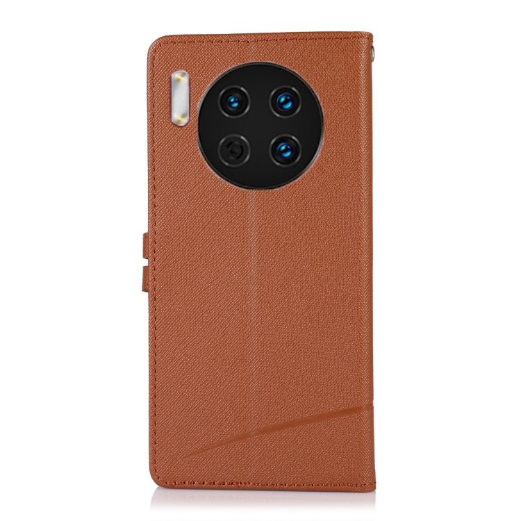 For Huawei Mate 30 Cross Texture Horizontal Flip Leather Phone Case