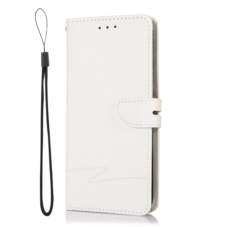 For Huawei P20 lite Cross Texture Horizontal Flip Leather Phone Case
